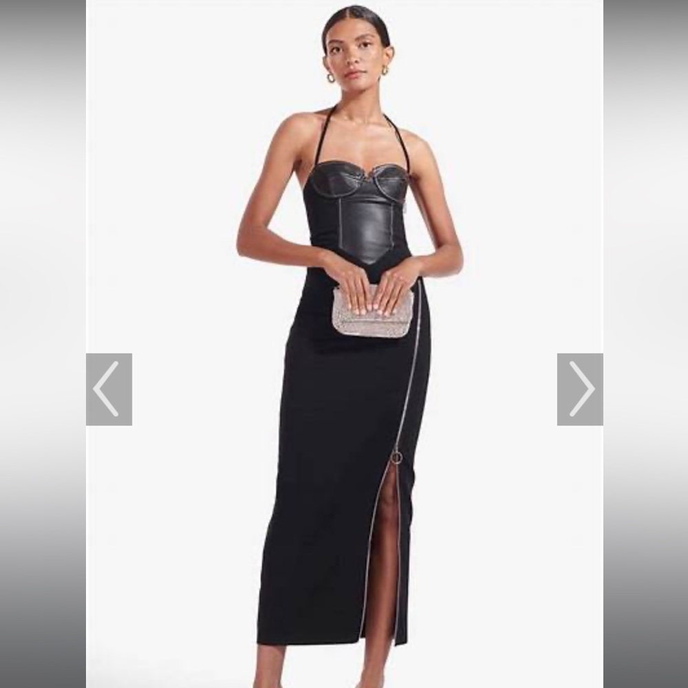 STAUD Hindley dress Black - size XS